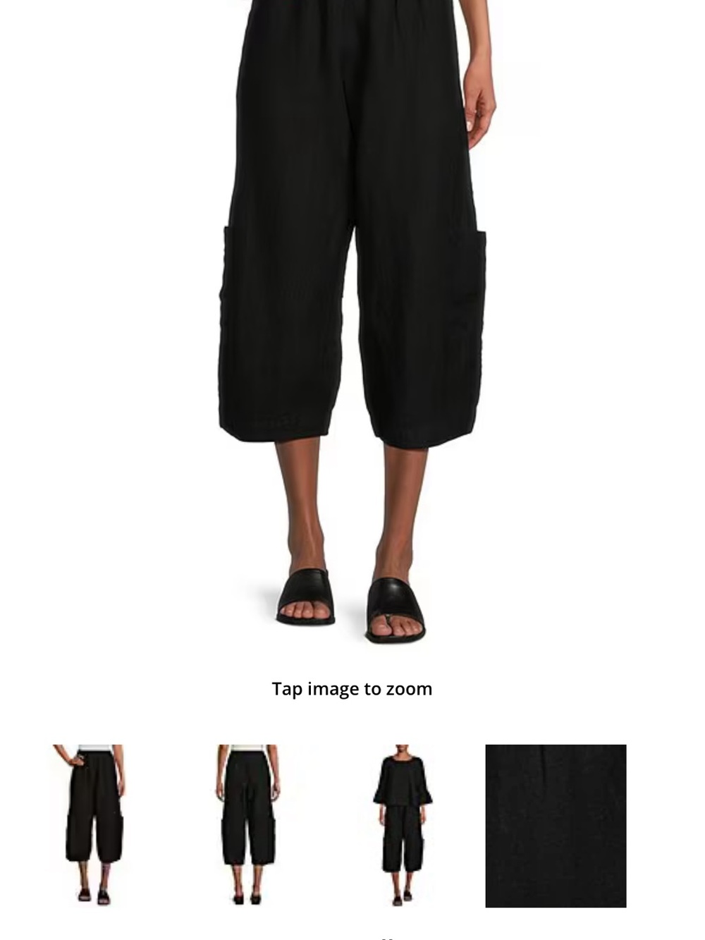 Brynn Walker Casbah Black Wide-Leg Cargo Pants - Picture 8 of 8